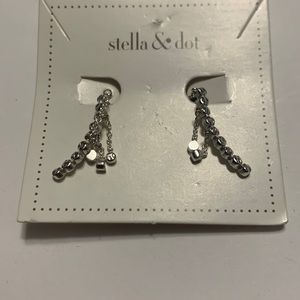 Silver earrings from Stella & Dot